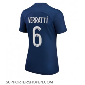 Paris Saint-Germain Marco Verratti #6 Hemma Matchtröja Dam 2022-23 Kortärmad